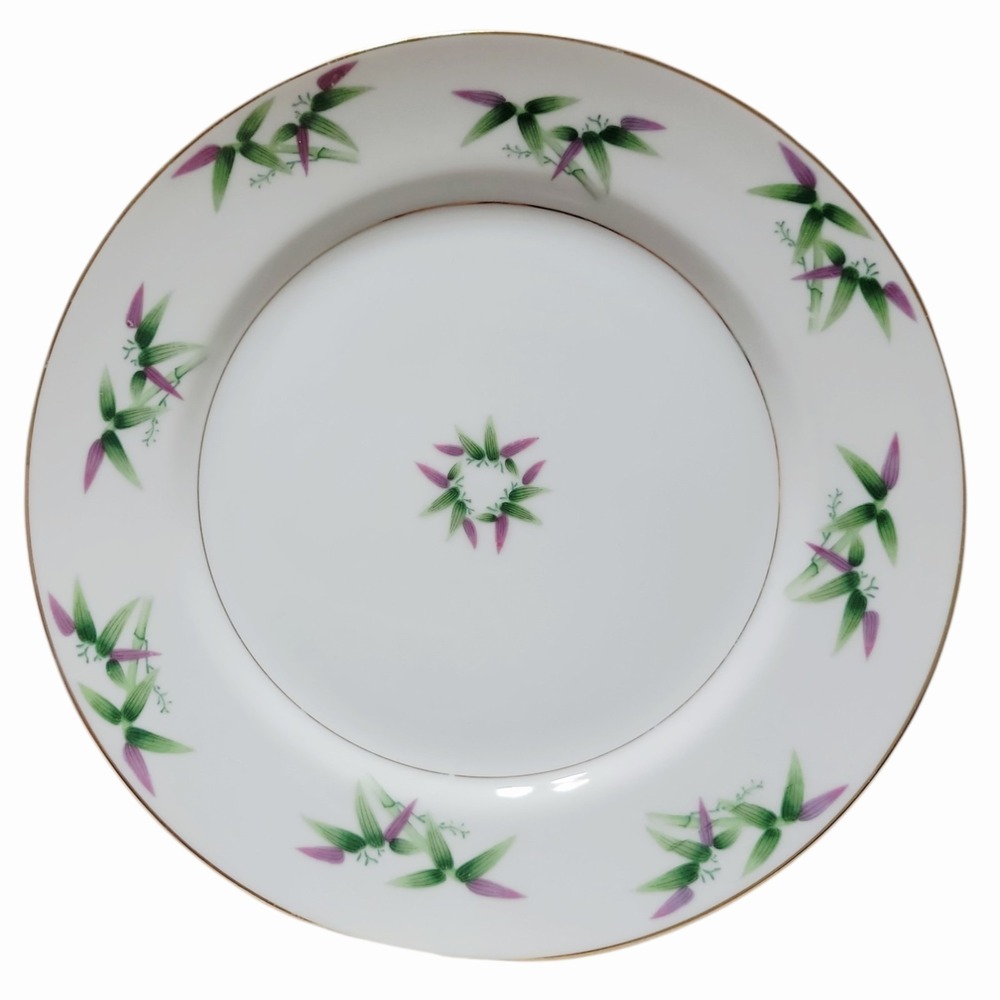Harmony House Mandarin Dinner Plate 10.5 Fine‎ China Japan Purple Bamboo